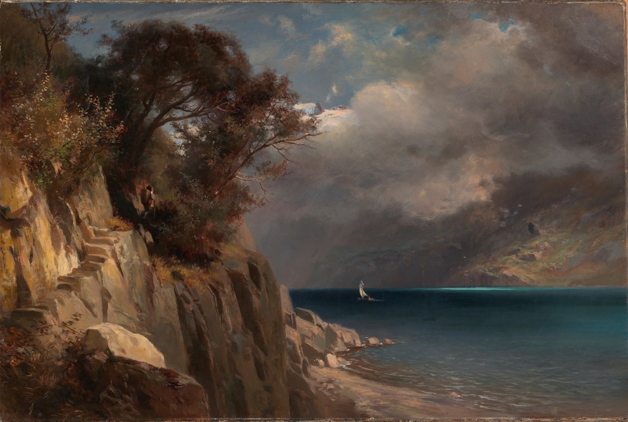 Cena do Lago, 1875. de Edward L. Custer