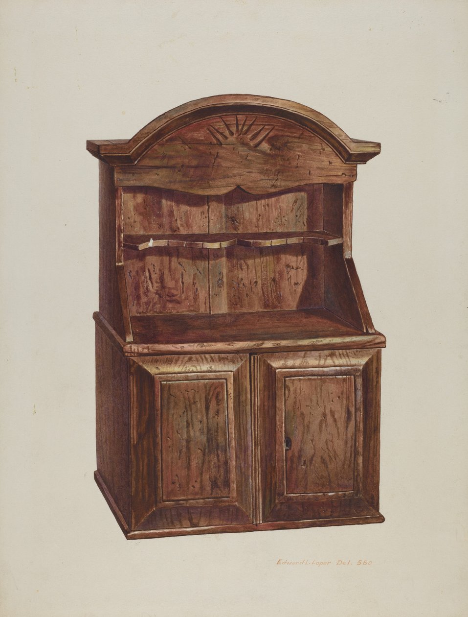 Cômoda de criança de Edward L. Loper