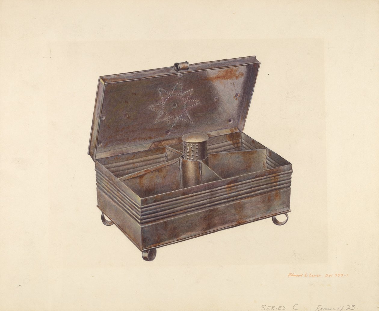 Caixa de especiarias de Edward L. Loper