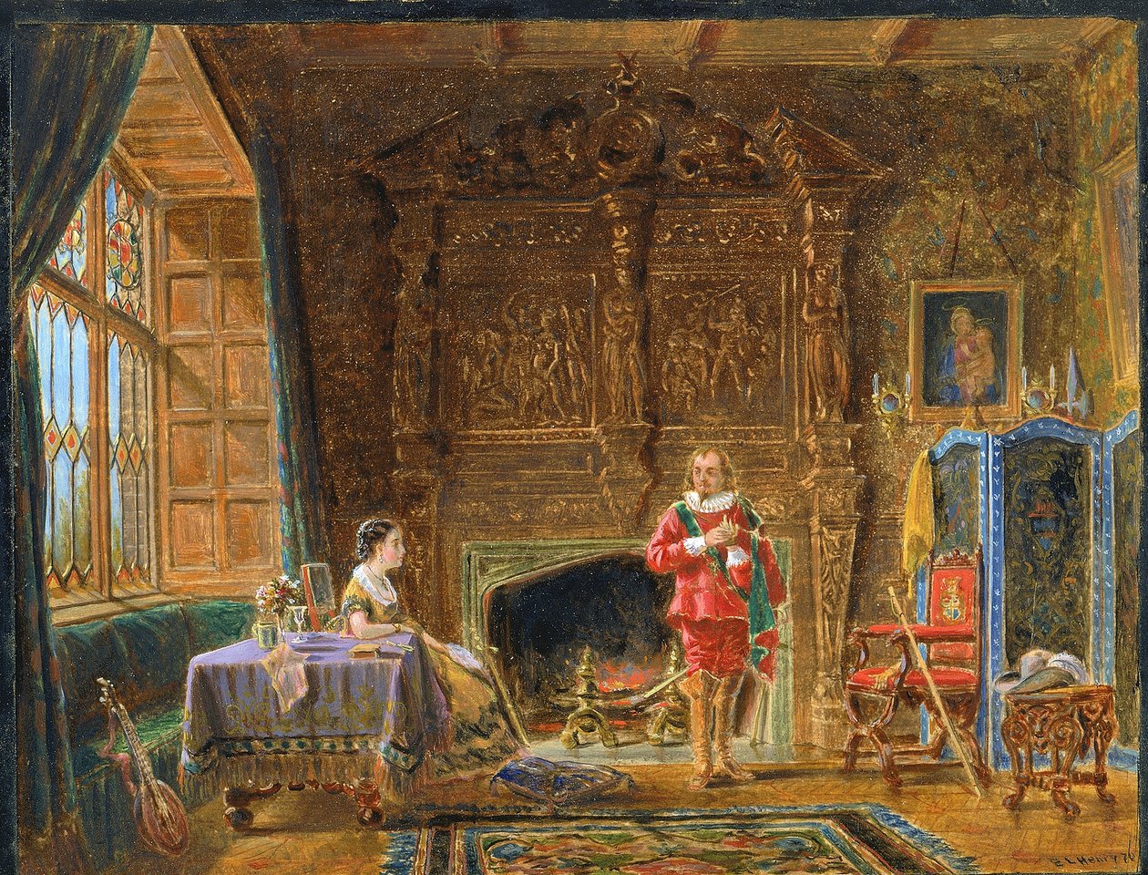 No interior de Edward Lamson Henry
