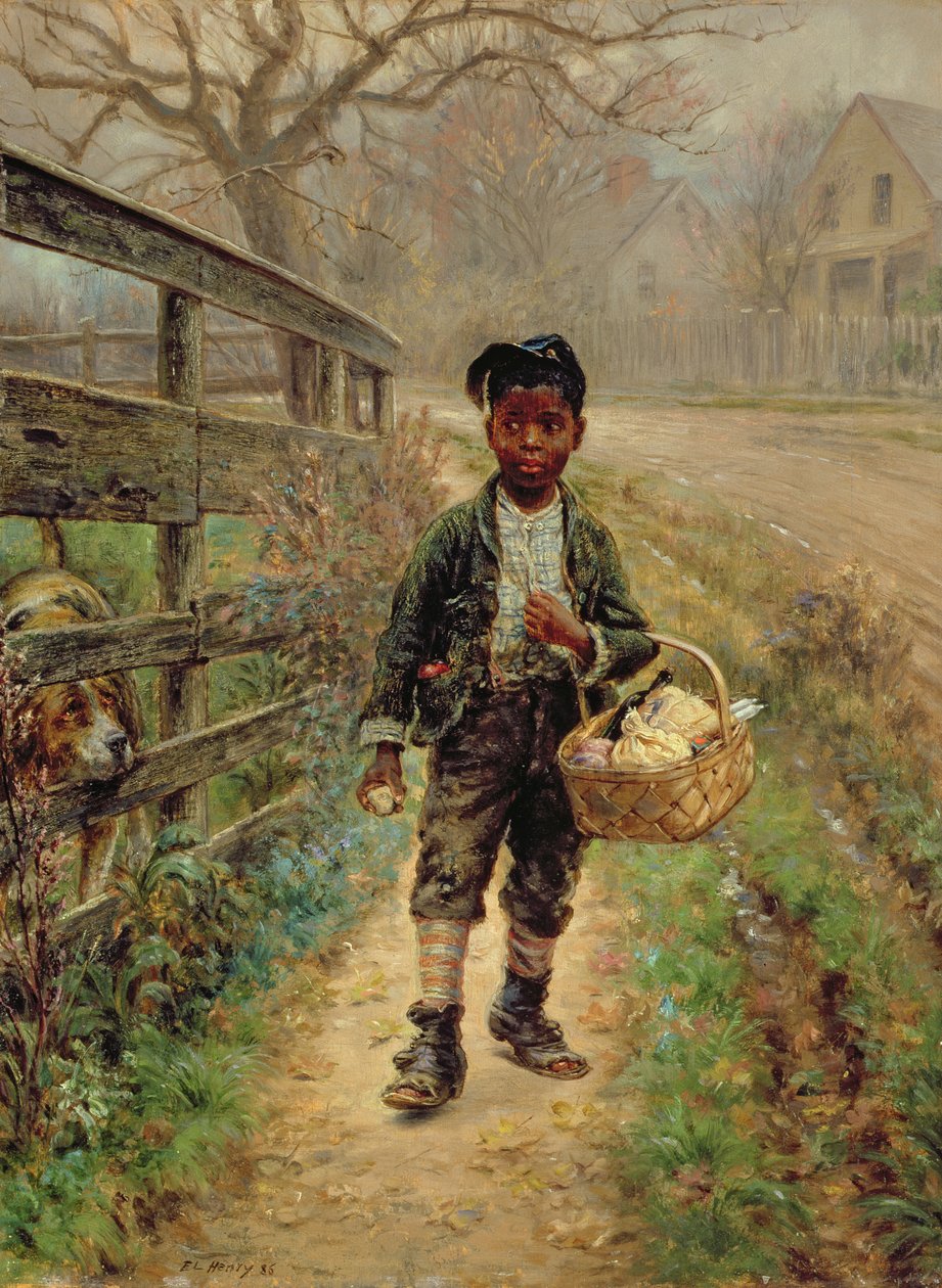 Protegendo os mantimentos, 1886 de Edward Lamson Henry