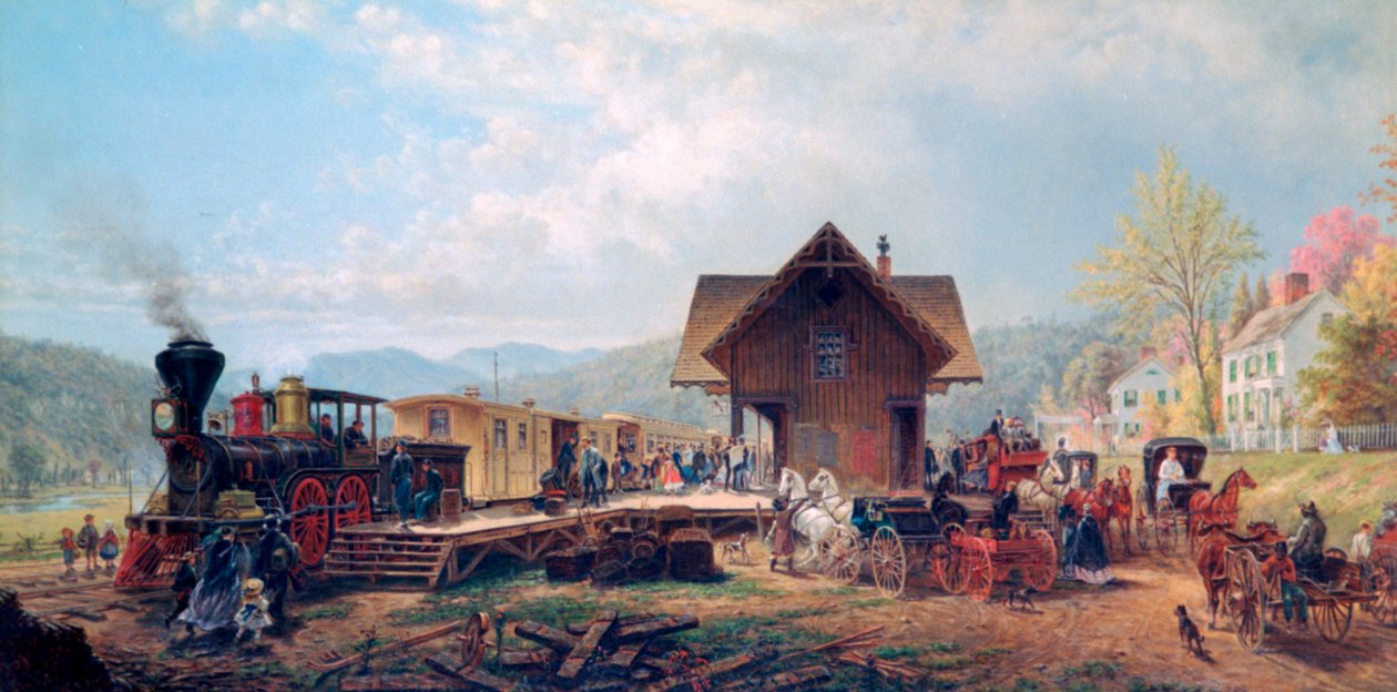 A acomodação 9:45, 1867 de Edward Lamson Henry