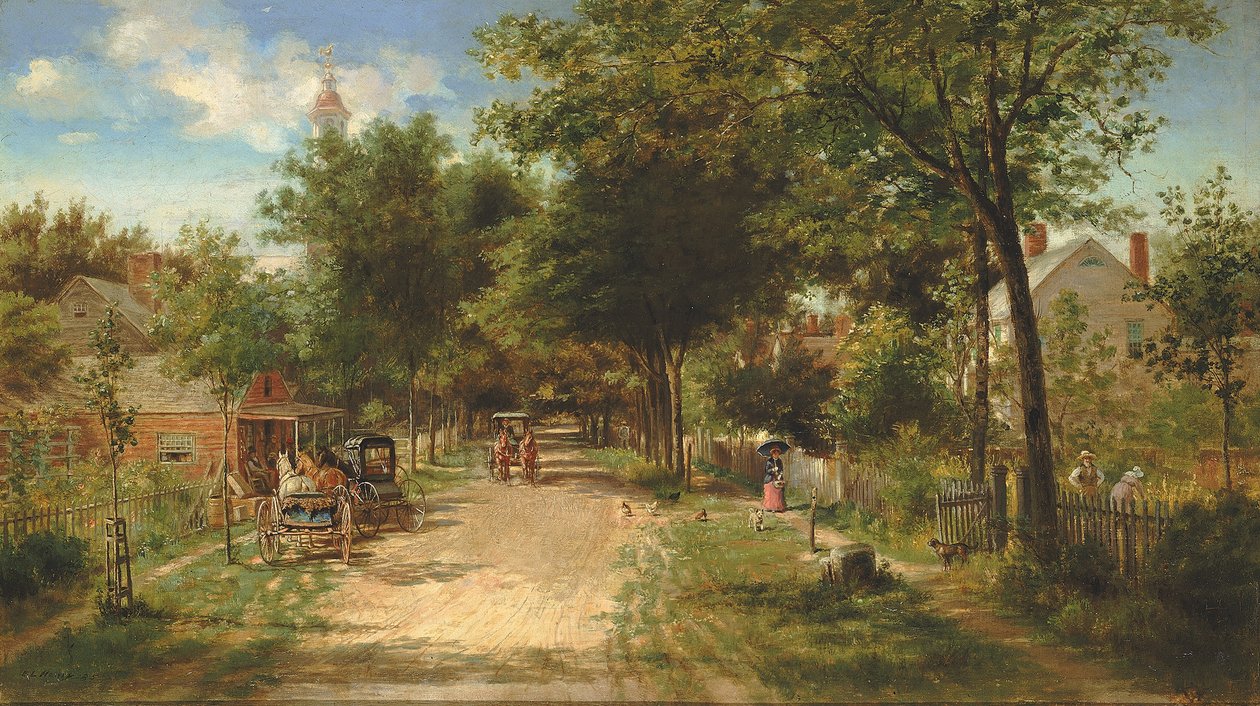 A Loja de Campo, 1885. de Edward Lamson Henry