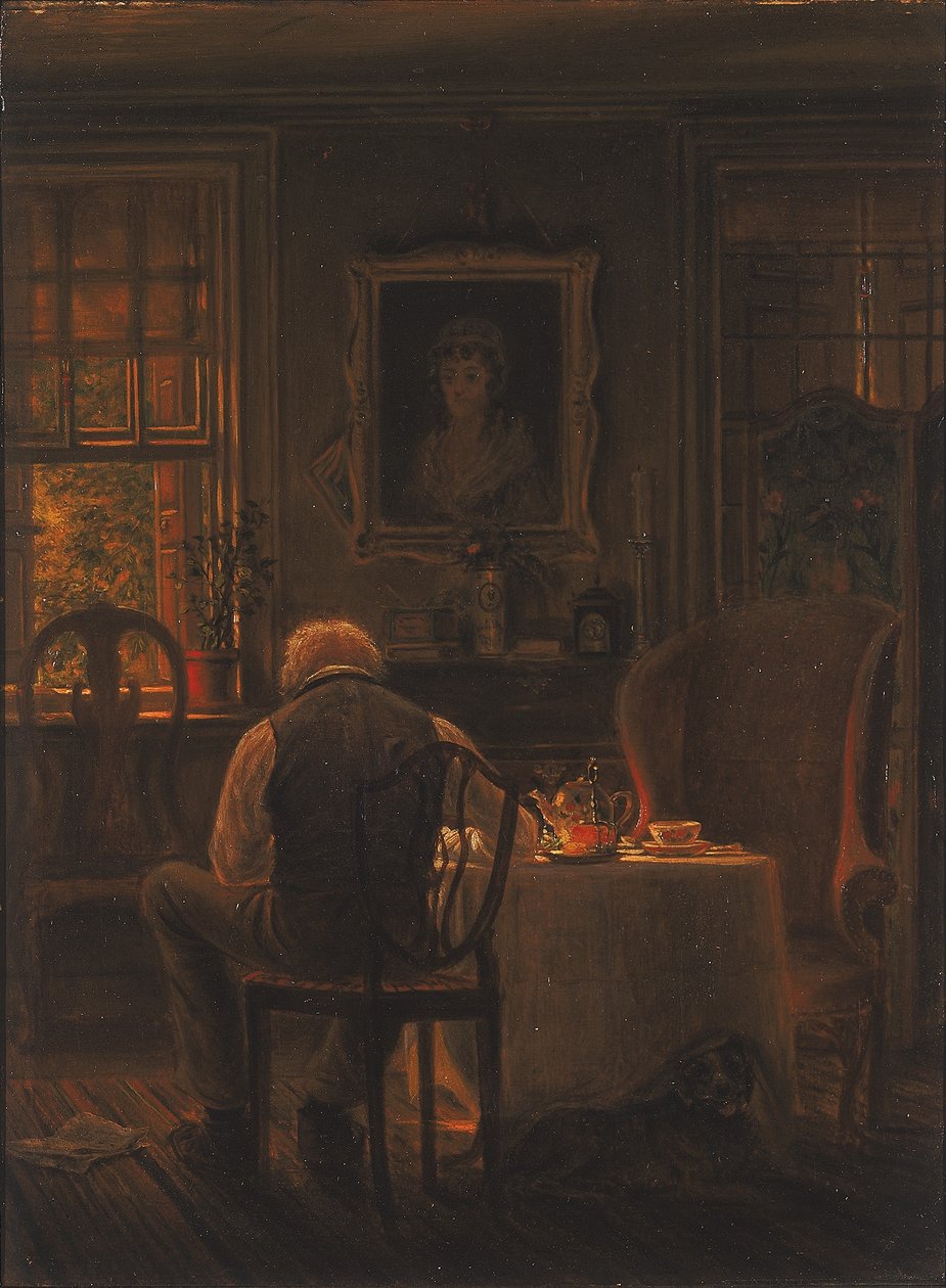 O Viúvo de Edward Lamson Henry