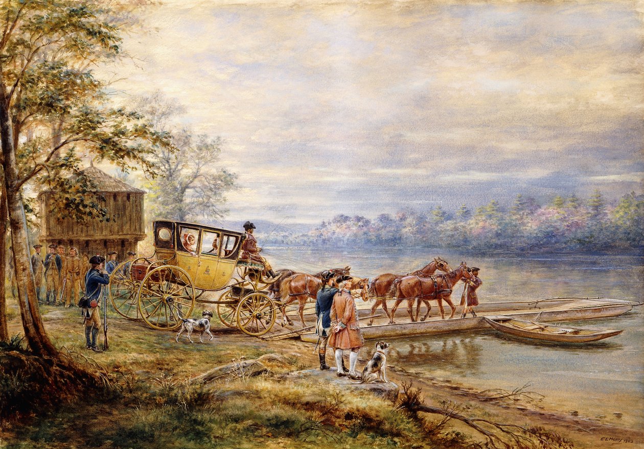 Esperando o Ferry, 1902 de Edward Lamson Henry