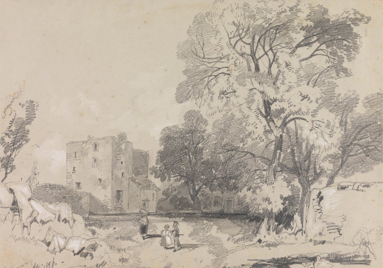 Uma Casa da Torre Arruinada de Edward Lear