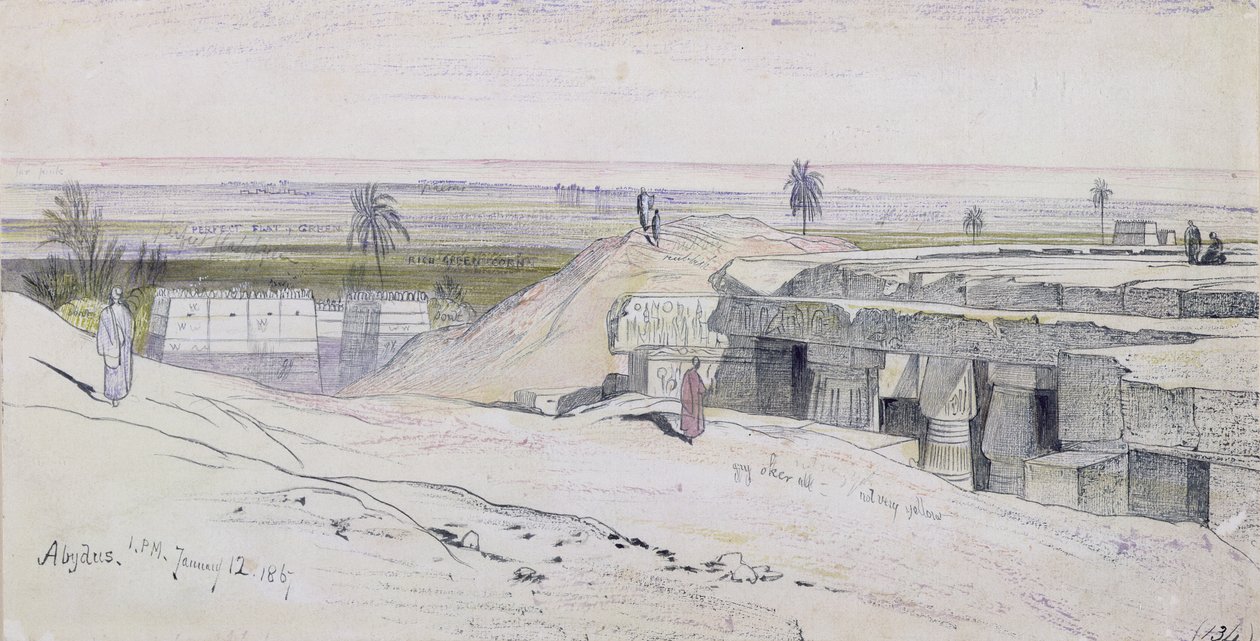 Abydus de Edward Lear