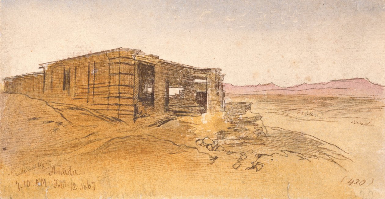 Amada, 7h10, 12 de fevereiro de 1867 (420) de Edward Lear