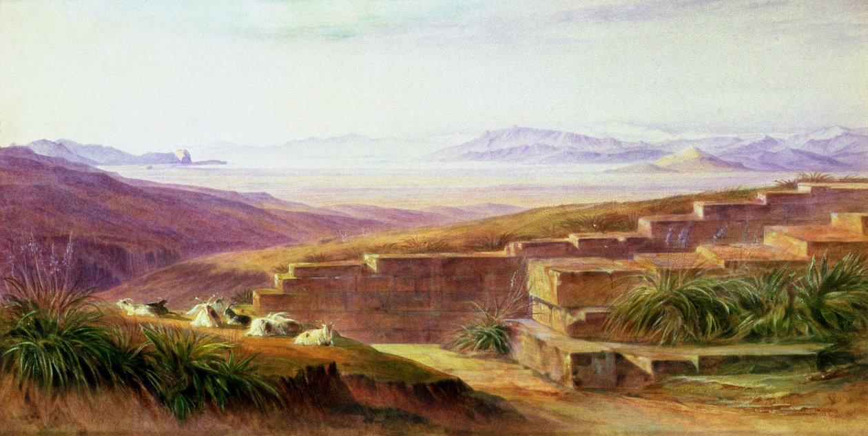 Argos de Micenas, 1849 de Edward Lear
