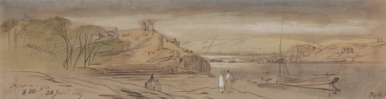 Assuão de Edward Lear