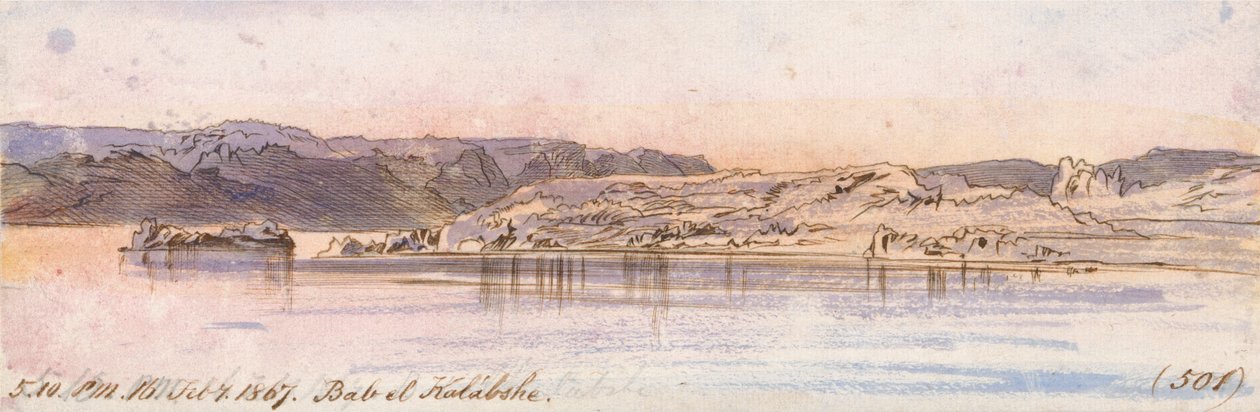 Bab el Kalabshe de Edward Lear