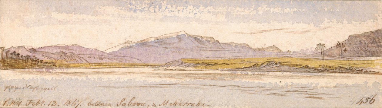 Entre Sabooa e Maharraka de Edward Lear