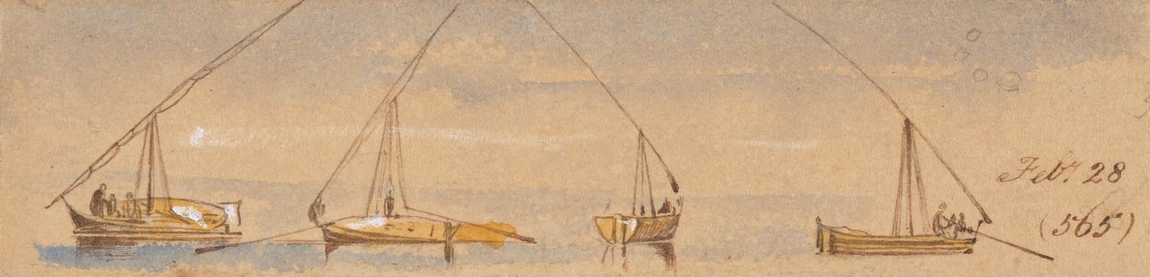 Barcos (Dahabeahs); 28 de fevereiro [1867] (565) de Edward Lear