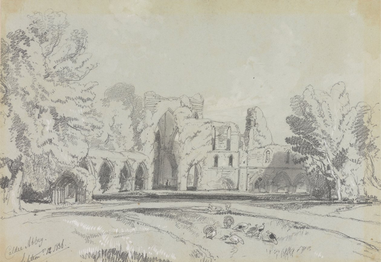 Abadia de Calder, 12 de Setembro de 1836. de Edward Lear
