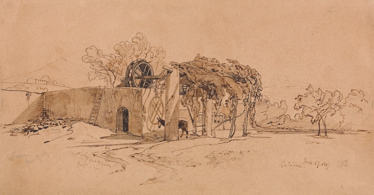 Catânia de Edward Lear
