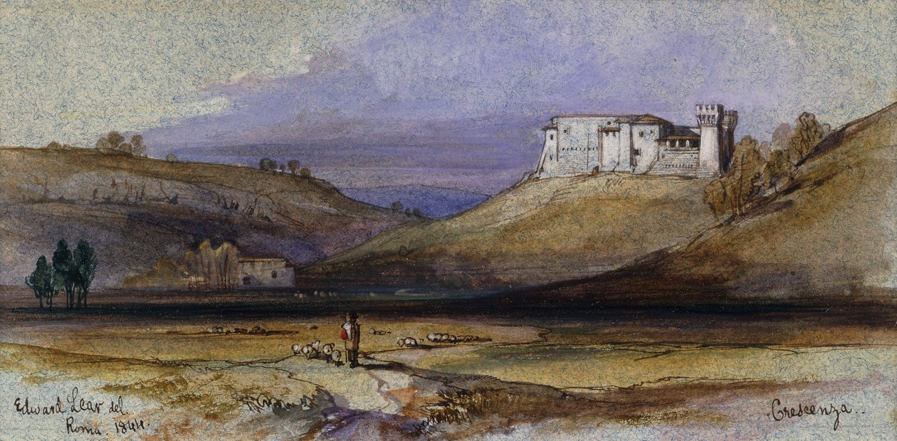 Crescion, 1844 de Edward Lear
