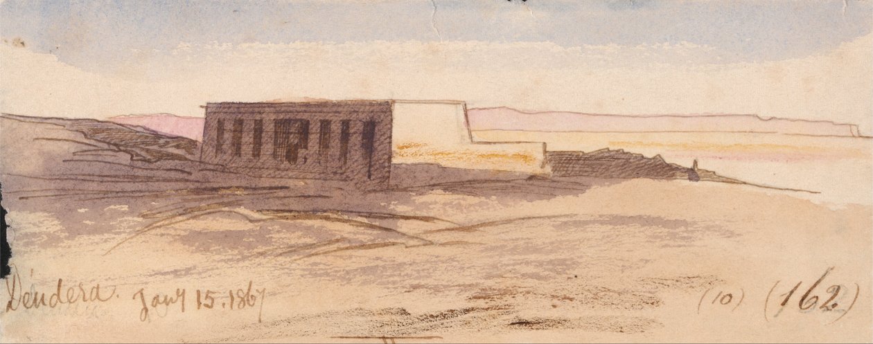 Dendera de Edward Lear