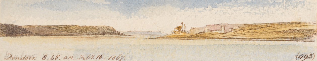 Dendoor; 8h45, 16 de fevereiro de 1867 (493) de Edward Lear