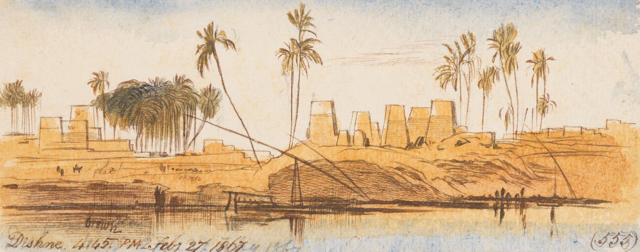 Dishne; 16h45, 27 de fevereiro de 1867 (555) de Edward Lear