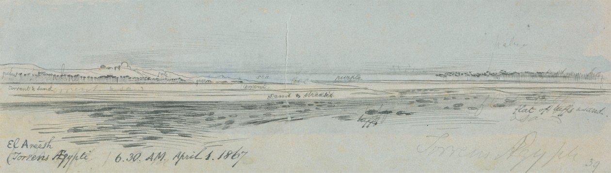 EL Areesh (correndo para o Egito) de Edward Lear