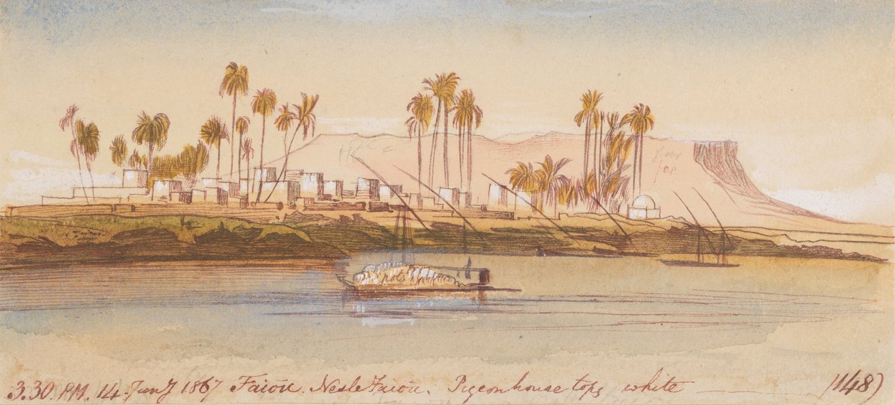 Faiou Nesle Faiou; 15h30, 14 de janeiro de 1867 (148) de Edward Lear
