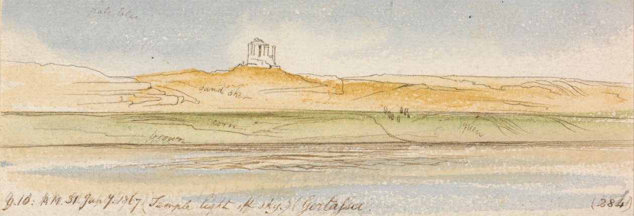 Gertassee, 9h10, 31 de janeiro de 1867 (284) de Edward Lear