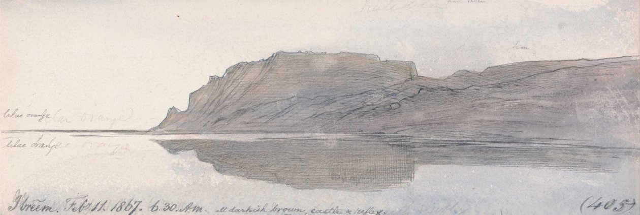 Ibreem, 6h30, 11 de fevereiro de 1867 (405) de Edward Lear