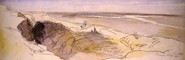 No Deserto, perto de Damasco de Edward Lear