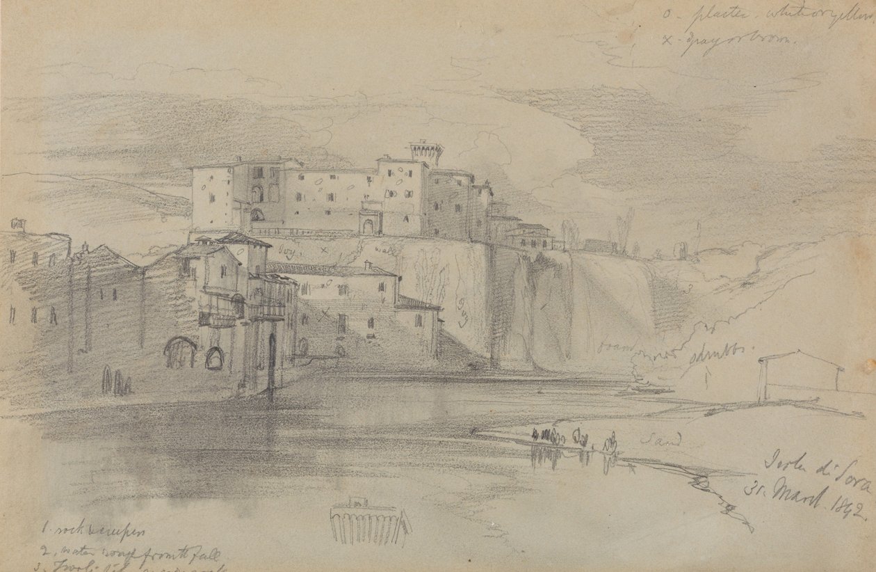 Ilha de Sora, 31 de março de 1842 de Edward Lear