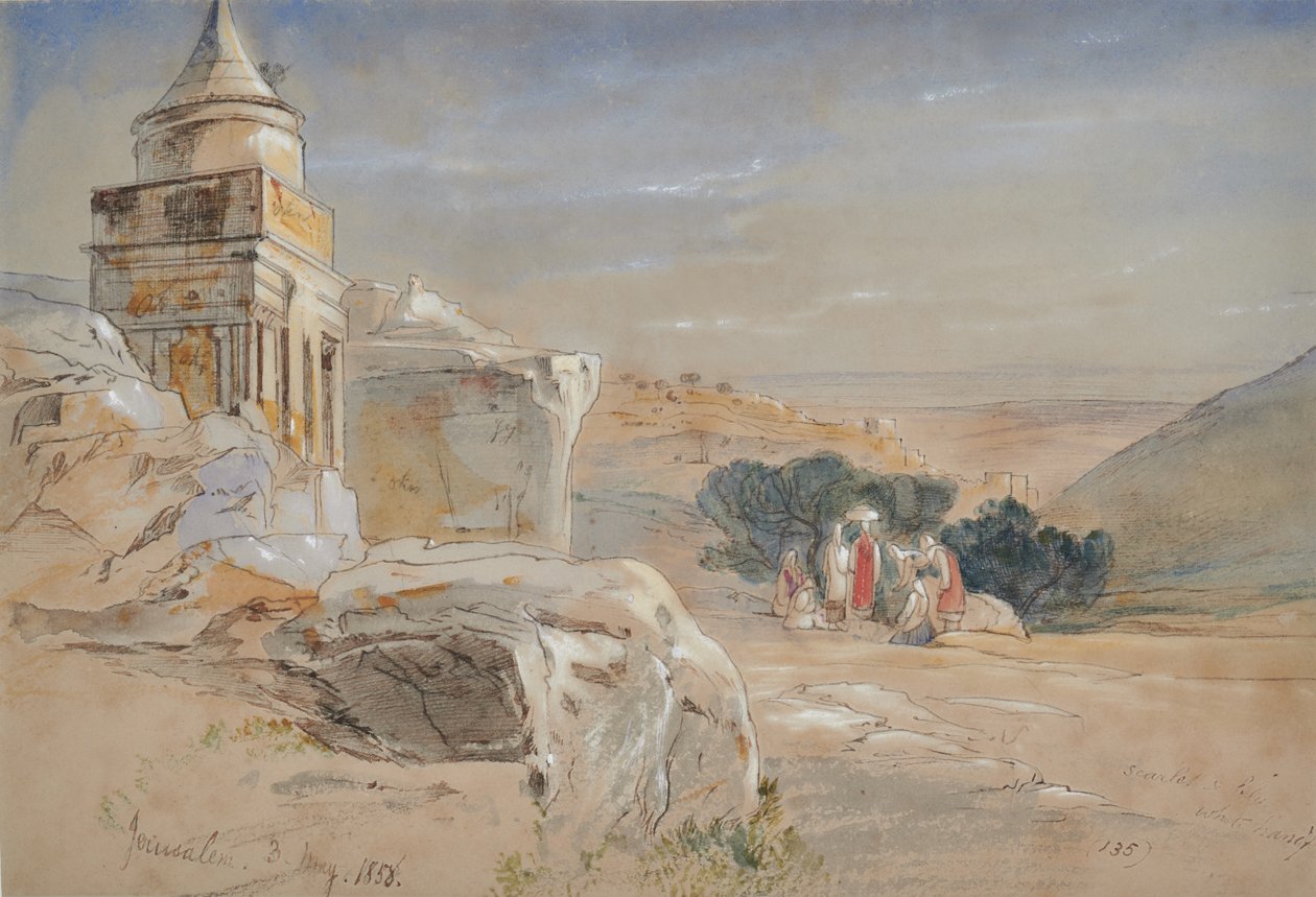 Jerusalém 3 de Edward Lear