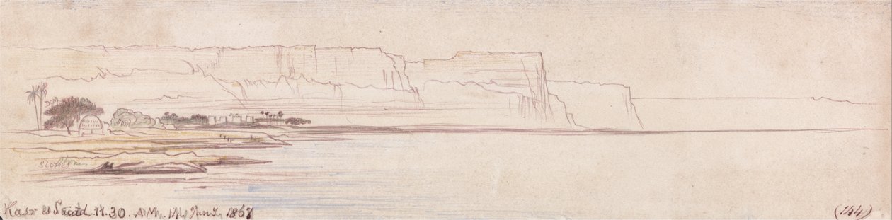 Kasr es Saiad de Edward Lear