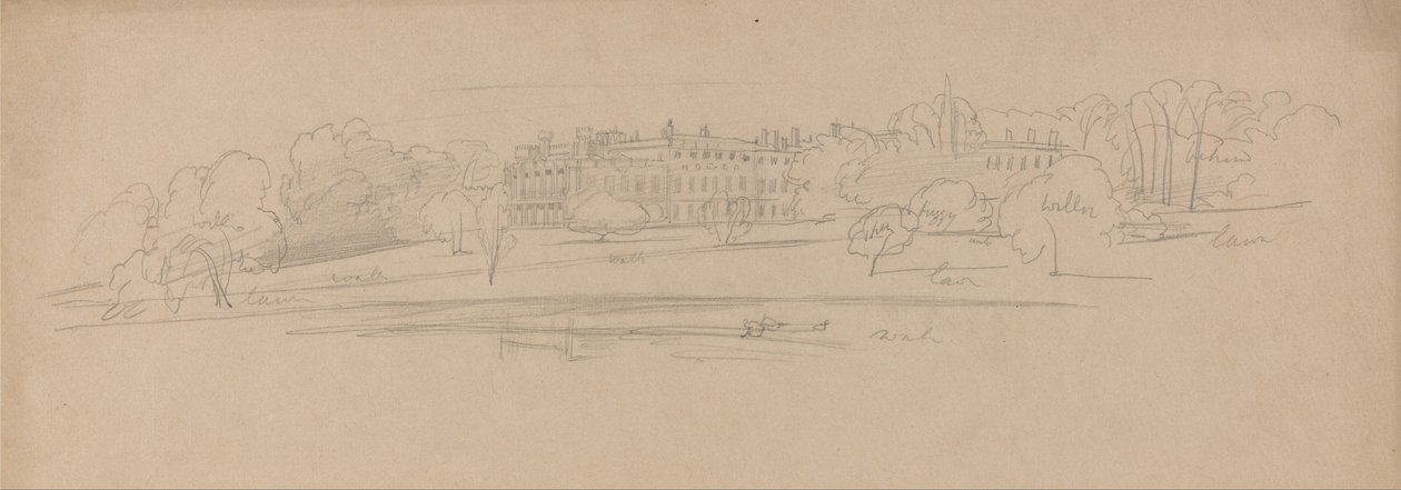 Salão de Knowsley de Edward Lear