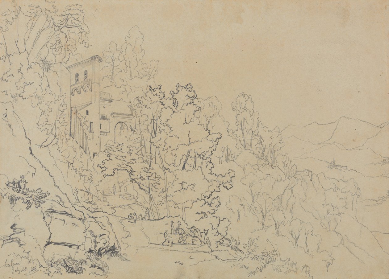 La Cava, 20 de julho de 1838 de Edward Lear