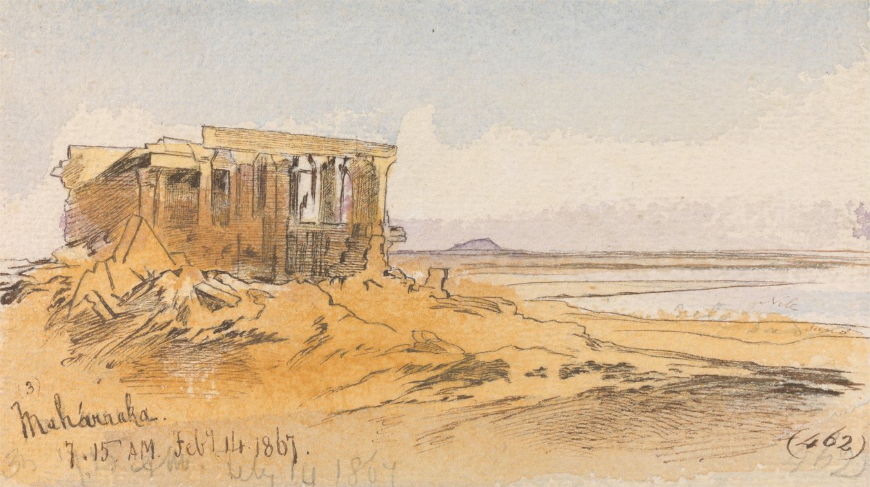 Maharraka, 7h15, 14 de fevereiro de 1867 (462) de Edward Lear