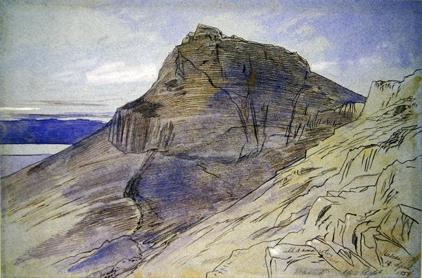 Masada no Mar Morto de Edward Lear