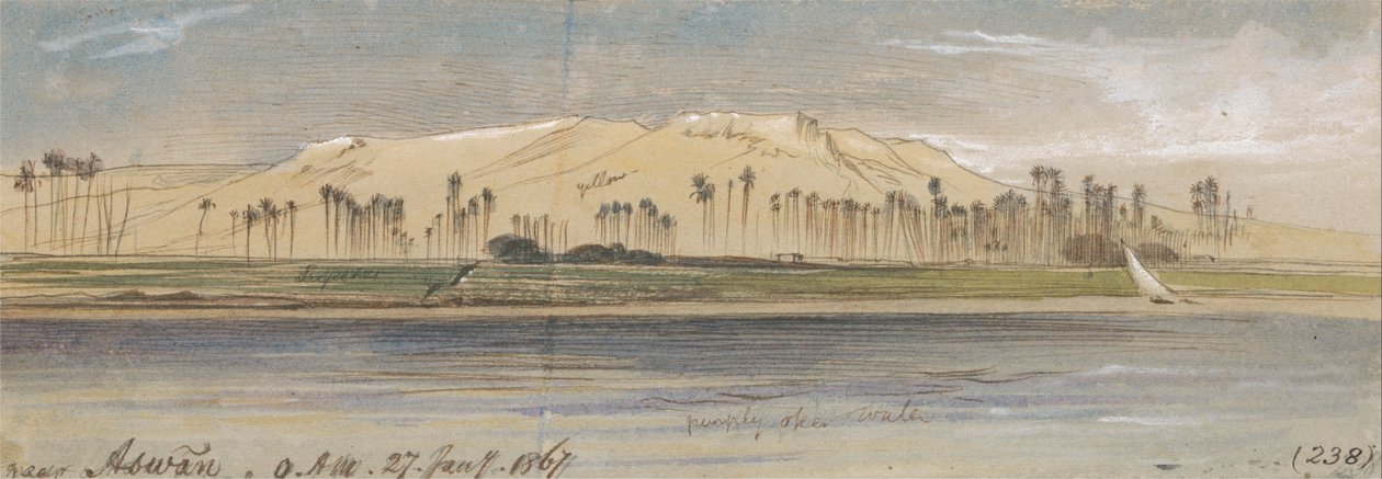 Perto de Assuão de Edward Lear