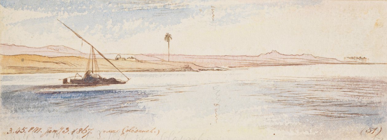 Perto de Colosaneh; 15h45, 3 de janeiro de 1867 (51) de Edward Lear