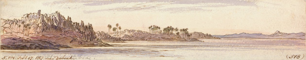 Perto de Daboad de Edward Lear