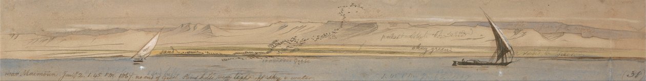Perto de Maimoun de Edward Lear