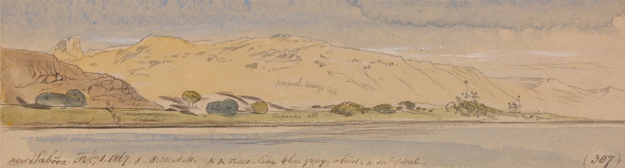 Perto de Sabooa de Edward Lear