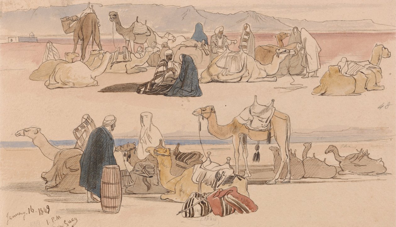 Perto de Suez de Edward Lear