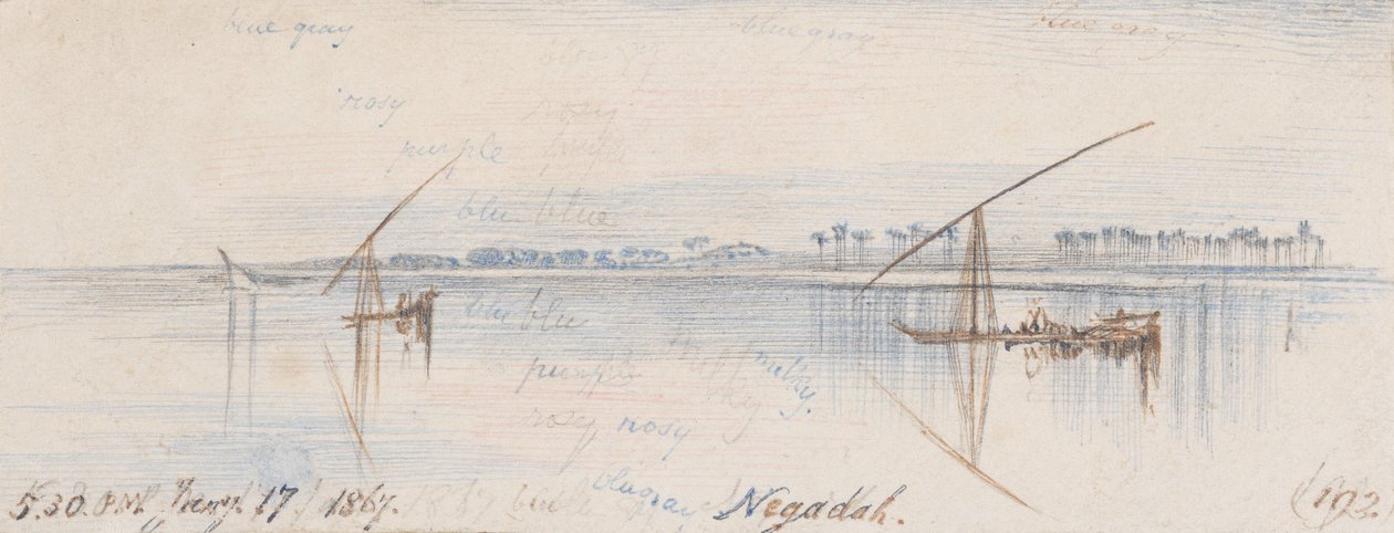 Negadah; 17 de janeiro de 1867, às 17h30 (192) de Edward Lear