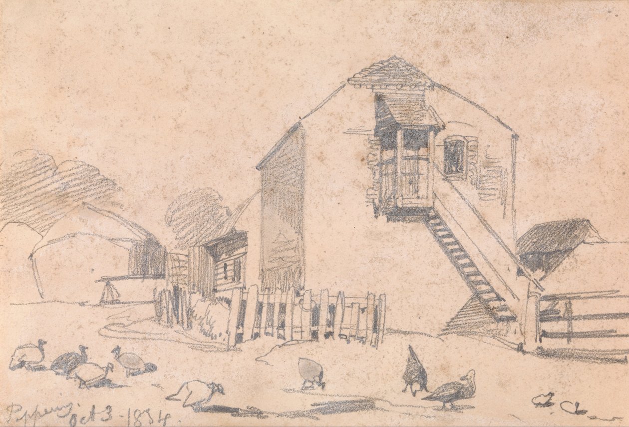 Peppering, 3 de outubro de 1834 de Edward Lear