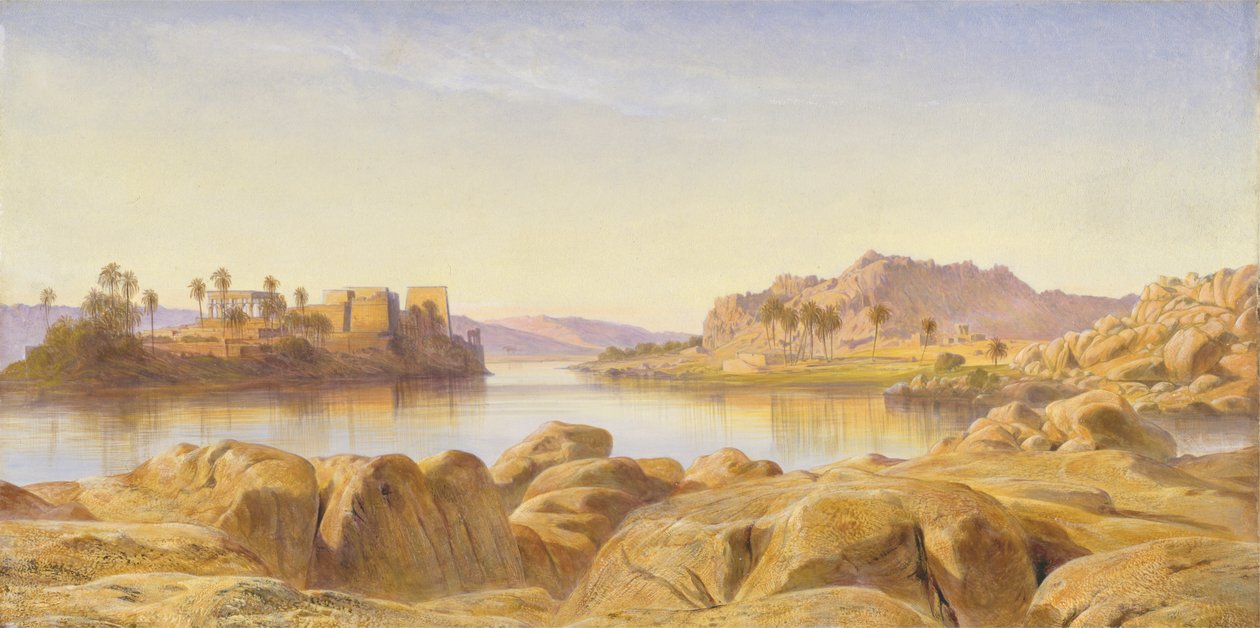 Filae, Egipto de Edward Lear