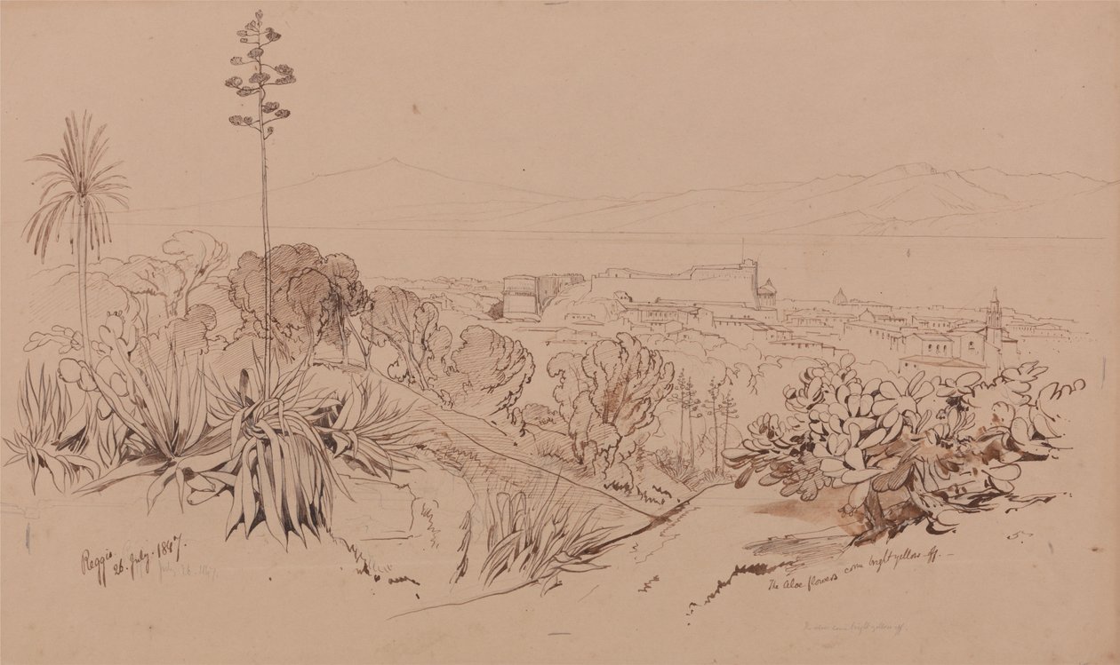 Reggio, 26 de julho de 1847 de Edward Lear