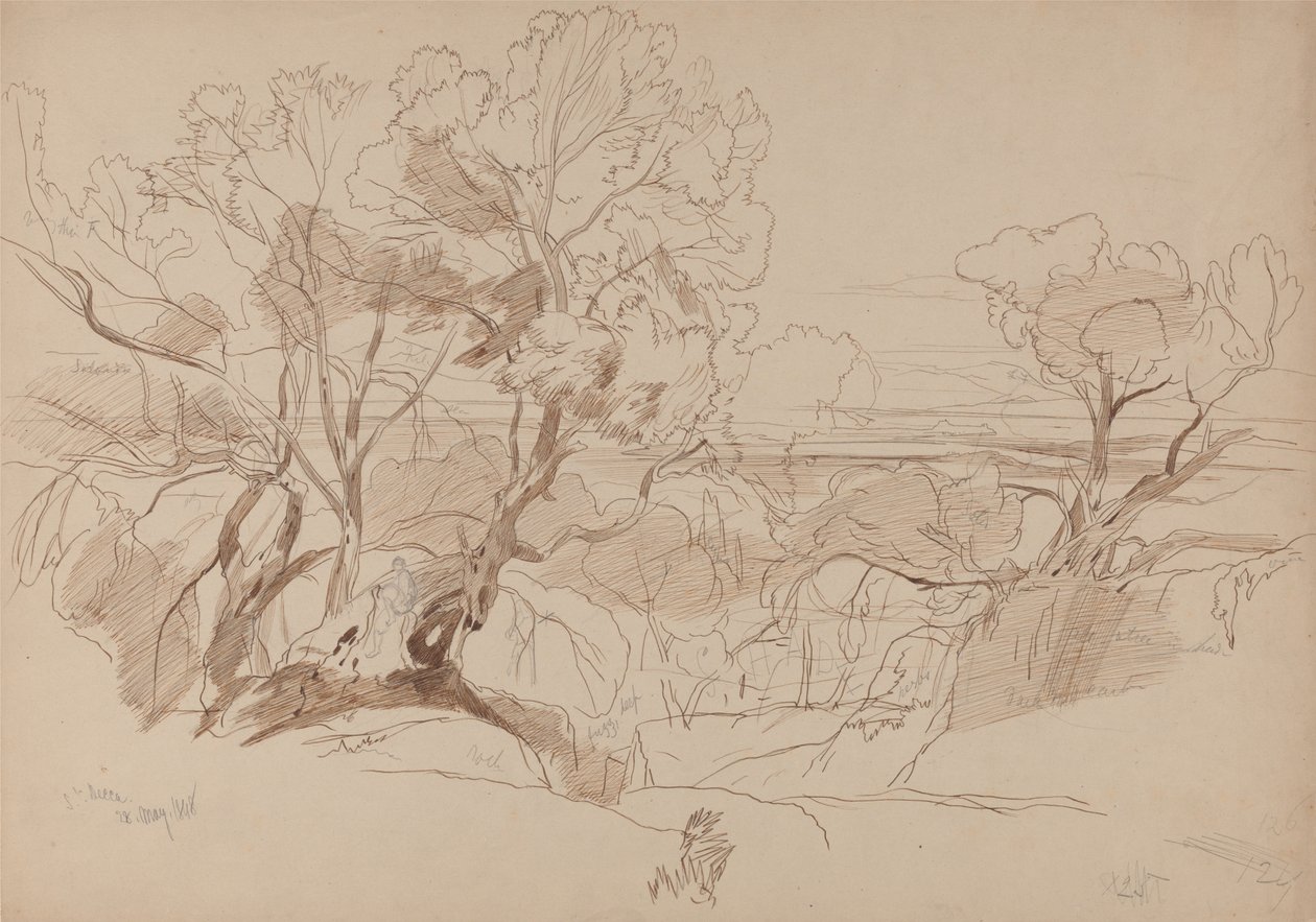 Santa Decca, Corfu, 28 de maio de 1848 (126) de Edward Lear