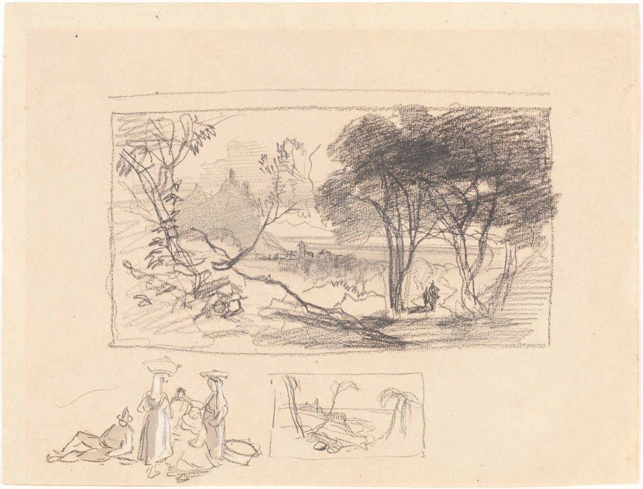 Esboços na Itália [reto] de Edward Lear