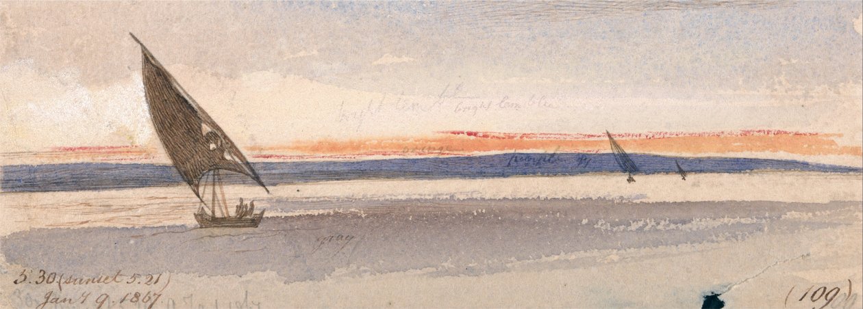 Pôr do sol de Edward Lear