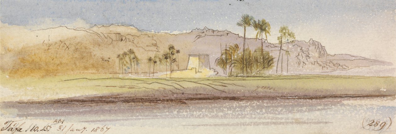 Tafa, 10h15min de 31 de janeiro de 1867 (289) de Edward Lear