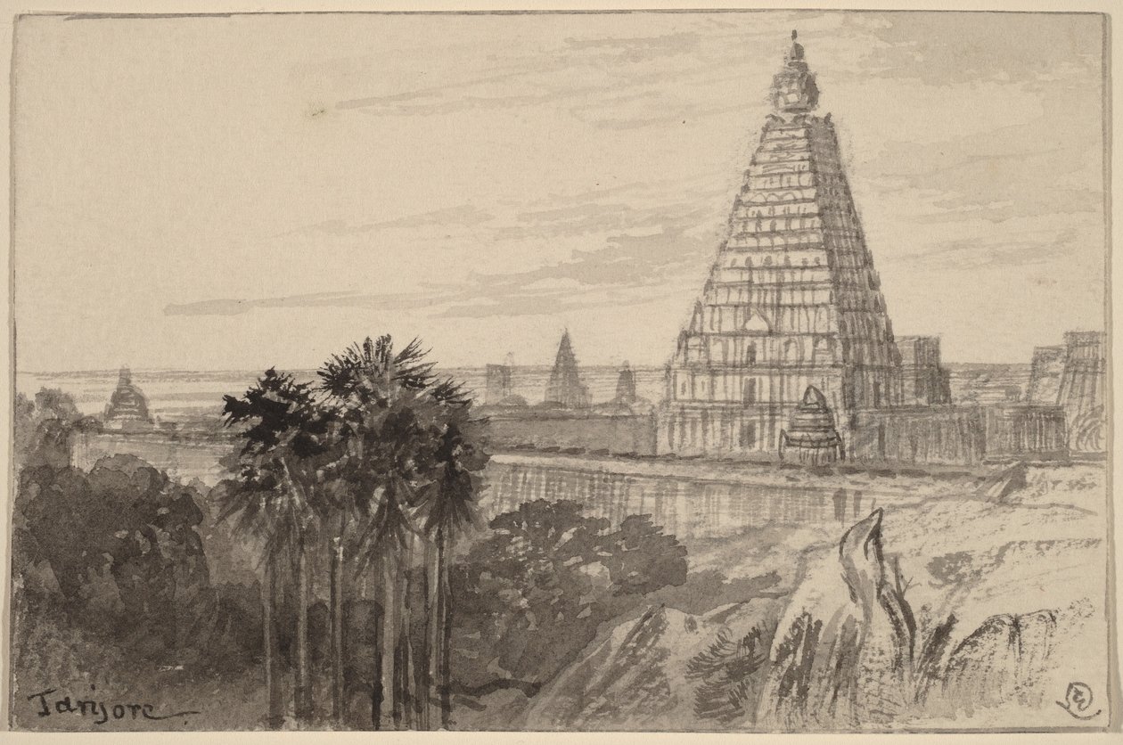 Tanjore, Índia de Edward Lear